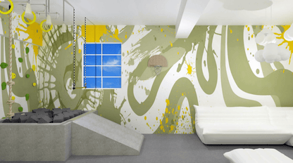 Spin Art Wallpaper - Smart Playrooms