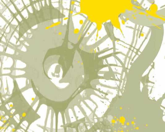 Colorful spin art wallpaper for kids featuring playful splashes and swirls for vibrant room decor