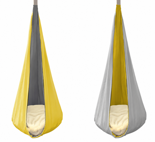 Indoor Hanging Cocoon Chair – Reversible Sensory Seat