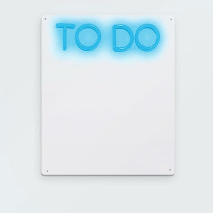 Brite Lite Tribe Neon Sign featuring 'TO DO' for a fun to do dry erase board for kids