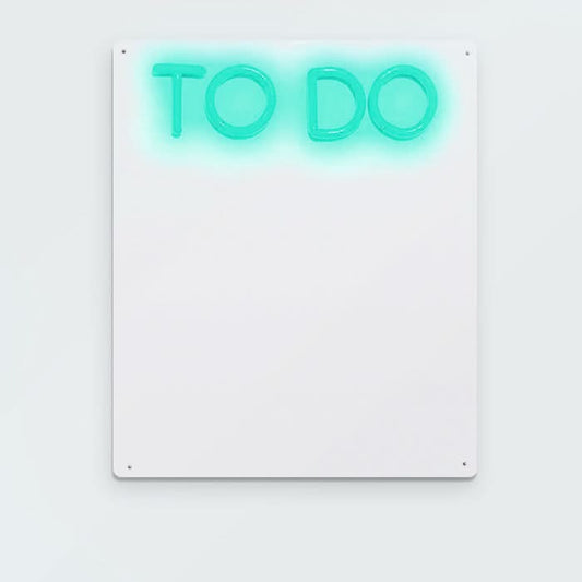 To Do Dry Erase + Neon Sign - Smart Playrooms