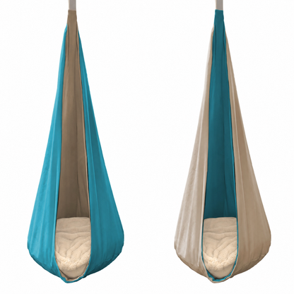 Indoor Hanging Cocoon Chair – Reversible Sensory Seat