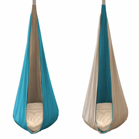 Indoor Hanging Cocoon Chair – Reversible Sensory Seat
