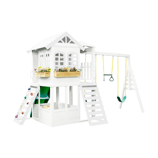 Two Story Playhouse + Custom Color - Smart Playrooms