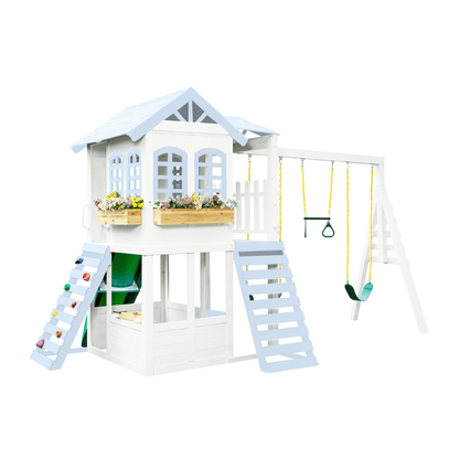 Two Story Playhouse + Custom Color - Smart Playrooms