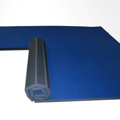 Dollamur Tumble Mat in Blue with Carpet Texture Floor Mat for Playroom for safe and comfortable play