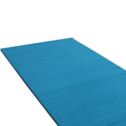 Dollamur Tumble Mat in Blue featuring a soft carpet texture floor mat for playroom