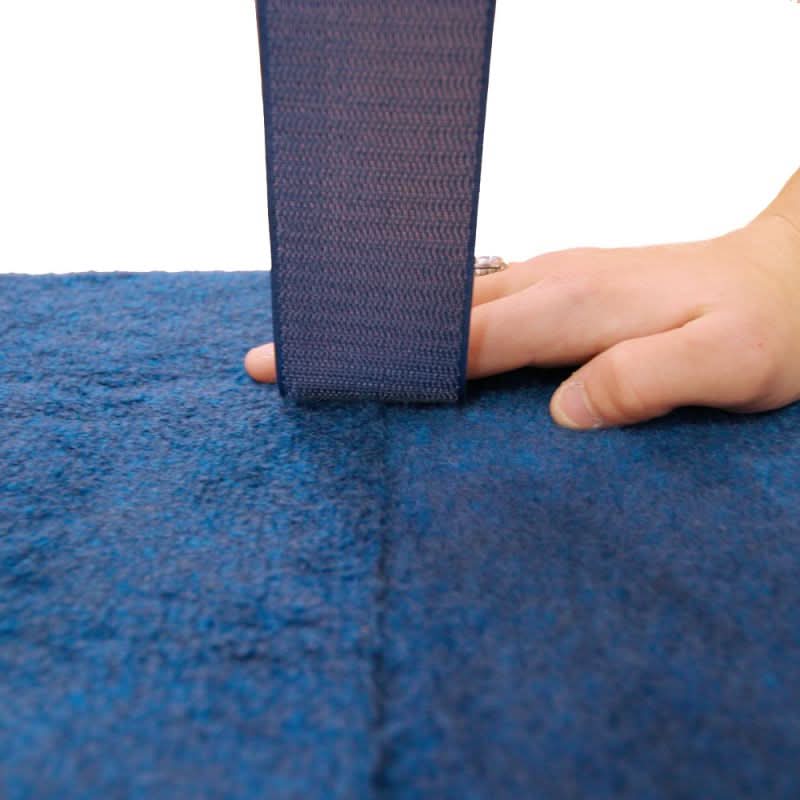 Dollamur blue carpet texture floor mat for playroom with soft surface for safe play