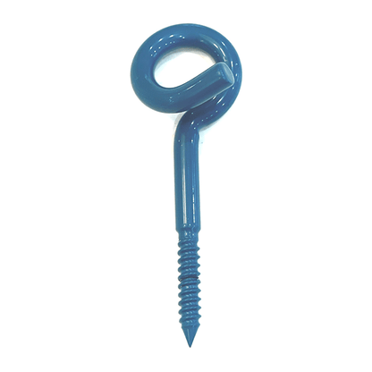 Blue Southfield ceiling hook for playrooms, ideal for hanging decorations and toys.