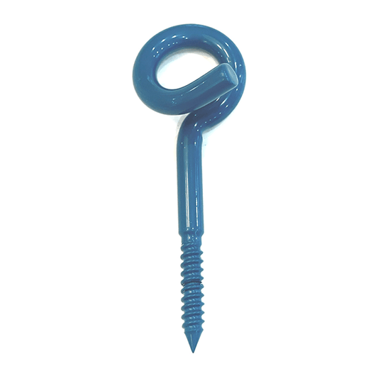 Blue Southfield ceiling hook for playrooms, ideal for hanging decorations and toys.