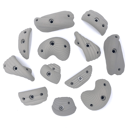 Exclusive Designer Wave Rock Wall Holds | One Color | Bolt On AND Screw On - Smart Playrooms