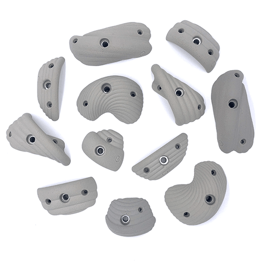 Exclusive Designer Wave Rock Wall Holds | One Color | Bolt On AND Screw On - Smart Playrooms