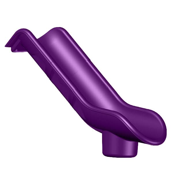 Dunrite straight indoor slide for playroom in vibrant purple color designed for safe play