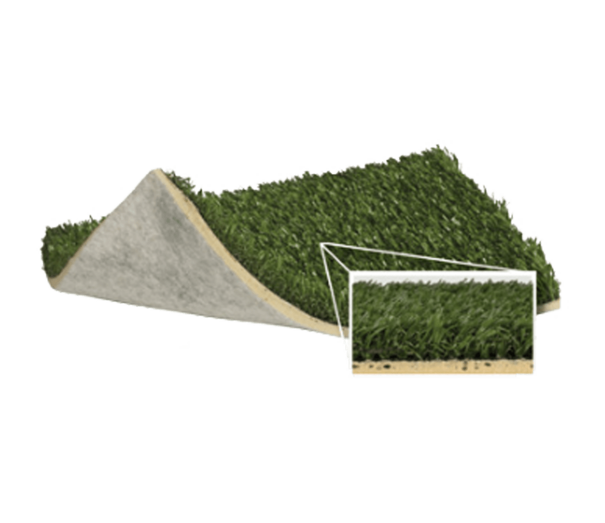 Dollamur sensory playroom turf in a realistic grass texture for safe and playful surfaces