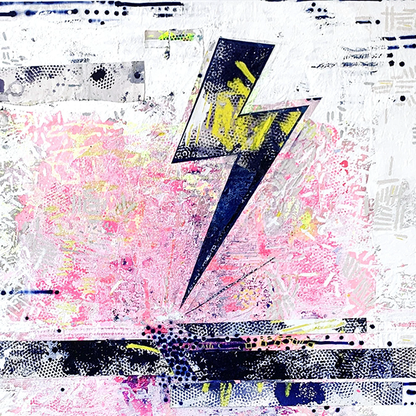 Shazam lightning bolt wallpaper featuring a bold lightning design on a vibrant background